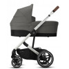 Cybex Balios S Lux - kompaktowy wózek 2w1 • Soho Grey SLV