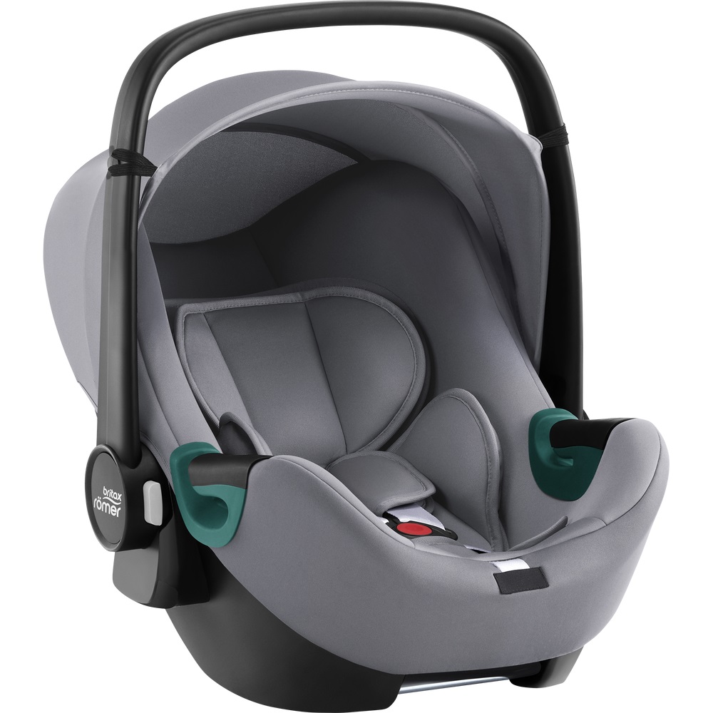 Britax Romer Baby-Safe 3 i-Size - fotelik samochodowy, nosidełko (0 - 15mc / 40 - 83cm) • Frost Grey