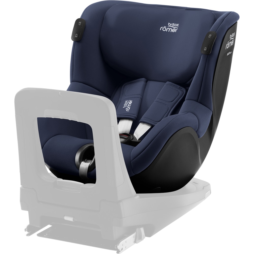Britax Romer DUALFIX iSENSE - obrotowy fotelik samochodowy (0-4lat / 61-105cm) • Indigo Blue fotelik 