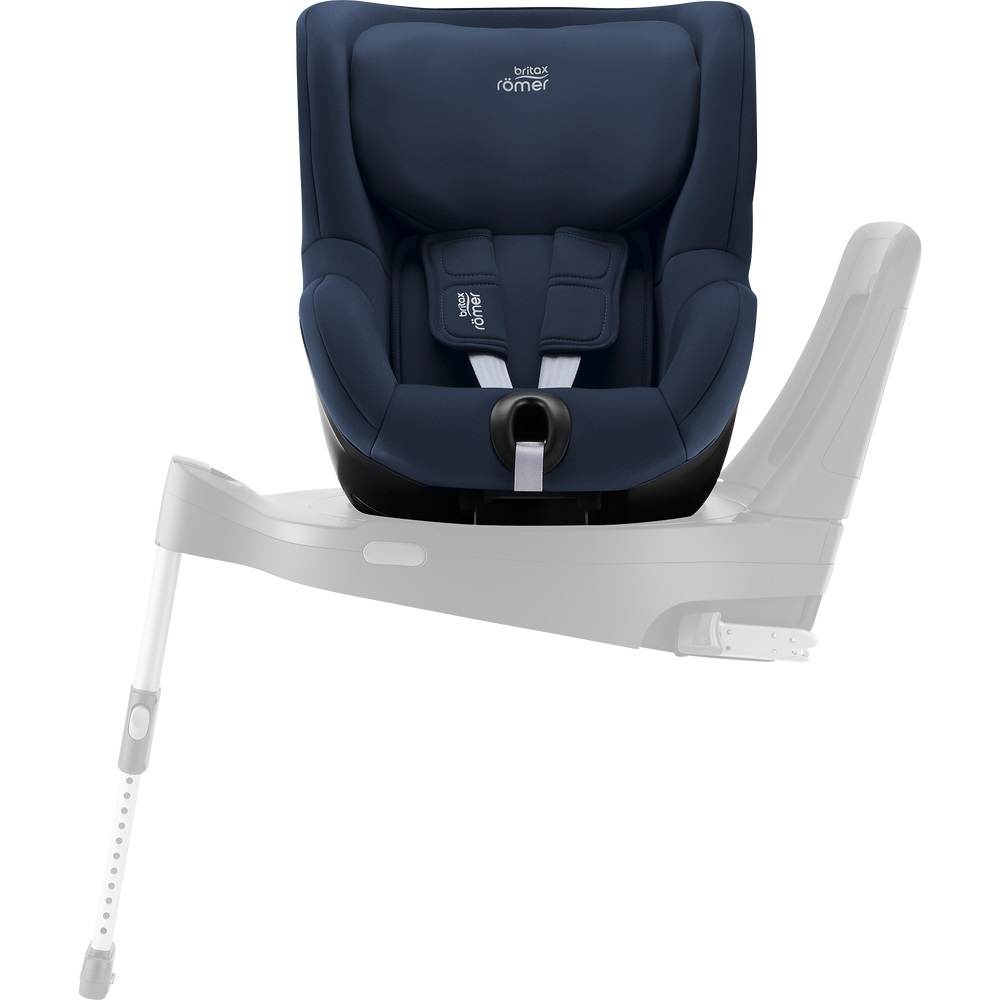 Britax Romer DUALFIX 3 i-SIZE - obrotowy fotelik samochodowy (3m - 4lat / 61 - 105cm) łączy się z bazami Flex Base 5Z i Flex Base iSENSE •  Indigo Blue