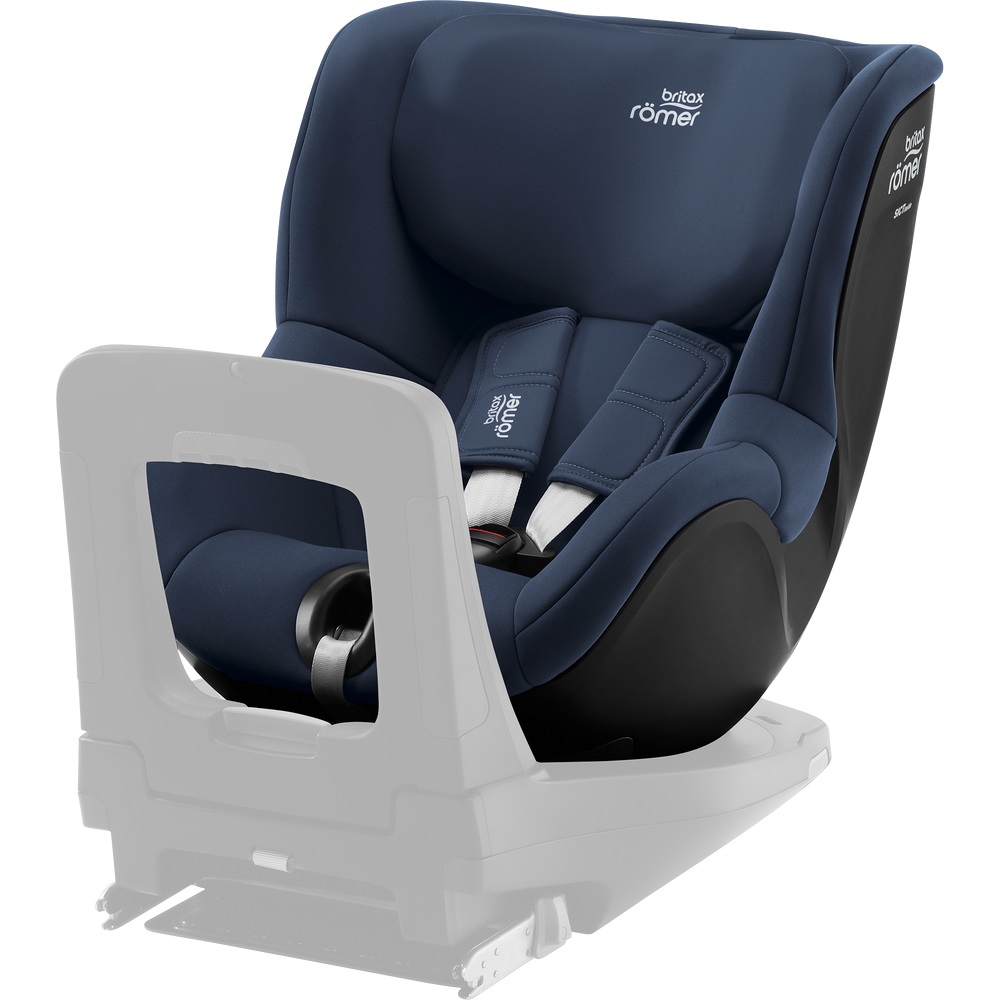 Britax Romer DUALFIX 3 i-SIZE - obrotowy fotelik samochodowy (3m - 4lat / 61 - 105cm) łączy się z bazami Flex Base 5Z i Flex Base iSENSE •  Indigo Blue