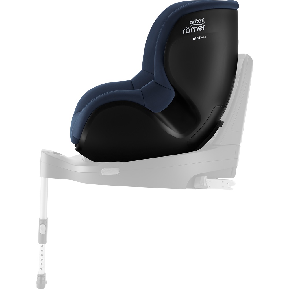 Britax Romer DUALFIX 3 i-SIZE - obrotowy fotelik samochodowy (3m - 4lat / 61 - 105cm) łączy się z bazami Flex Base 5Z i Flex Base iSENSE •  Indigo Blue