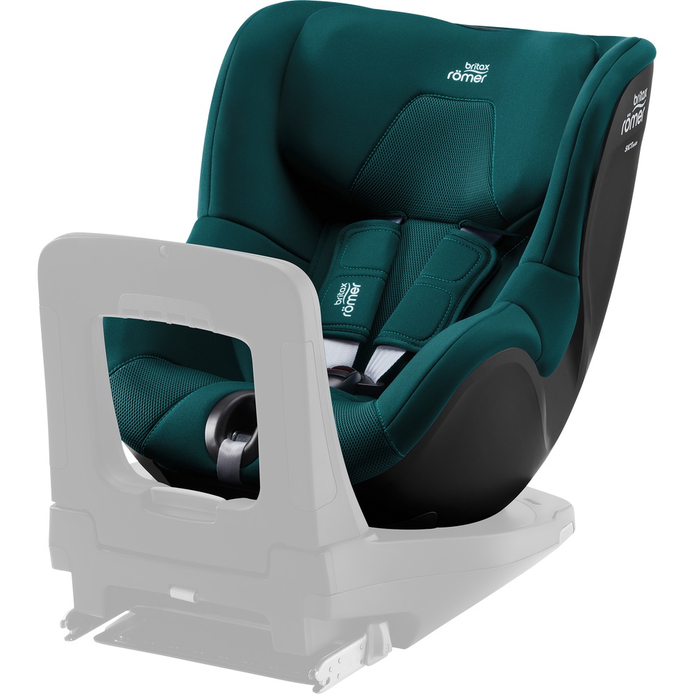 Britax Romer DUALFIX 3 i-SIZE - obrotowy fotelik samochodowy (3m - 4lat / 61 - 105cm) łączy się z bazami Flex Base 5Z i Flex Base iSENSE • Atlantic Green