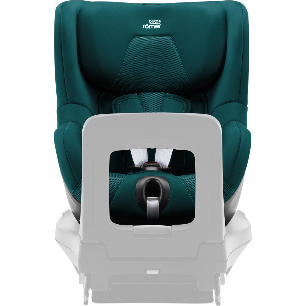 Britax Romer DUALFIX 3 i-SIZE - obrotowy fotelik samochodowy (3m - 4lat / 61 - 105cm) łączy się z bazami Flex Base 5Z i Flex Base iSENSE • Atlantic Green
