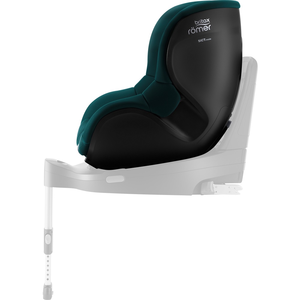 Britax Romer DUALFIX 3 i-SIZE - obrotowy fotelik samochodowy (3m - 4lat / 61 - 105cm) łączy się z bazami Flex Base 5Z i Flex Base iSENSE • Atlantic Green