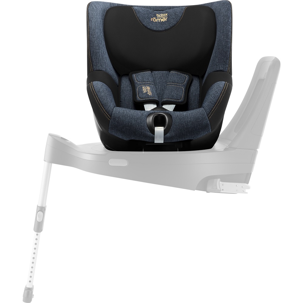Britax Romer DUALFIX 3 i-SIZE - obrotowy fotelik samochodowy (3m - 4lat / 61 - 105cm) łączy się z bazami Flex Base 5Z i Flex Base iSENSE • Blue Marble