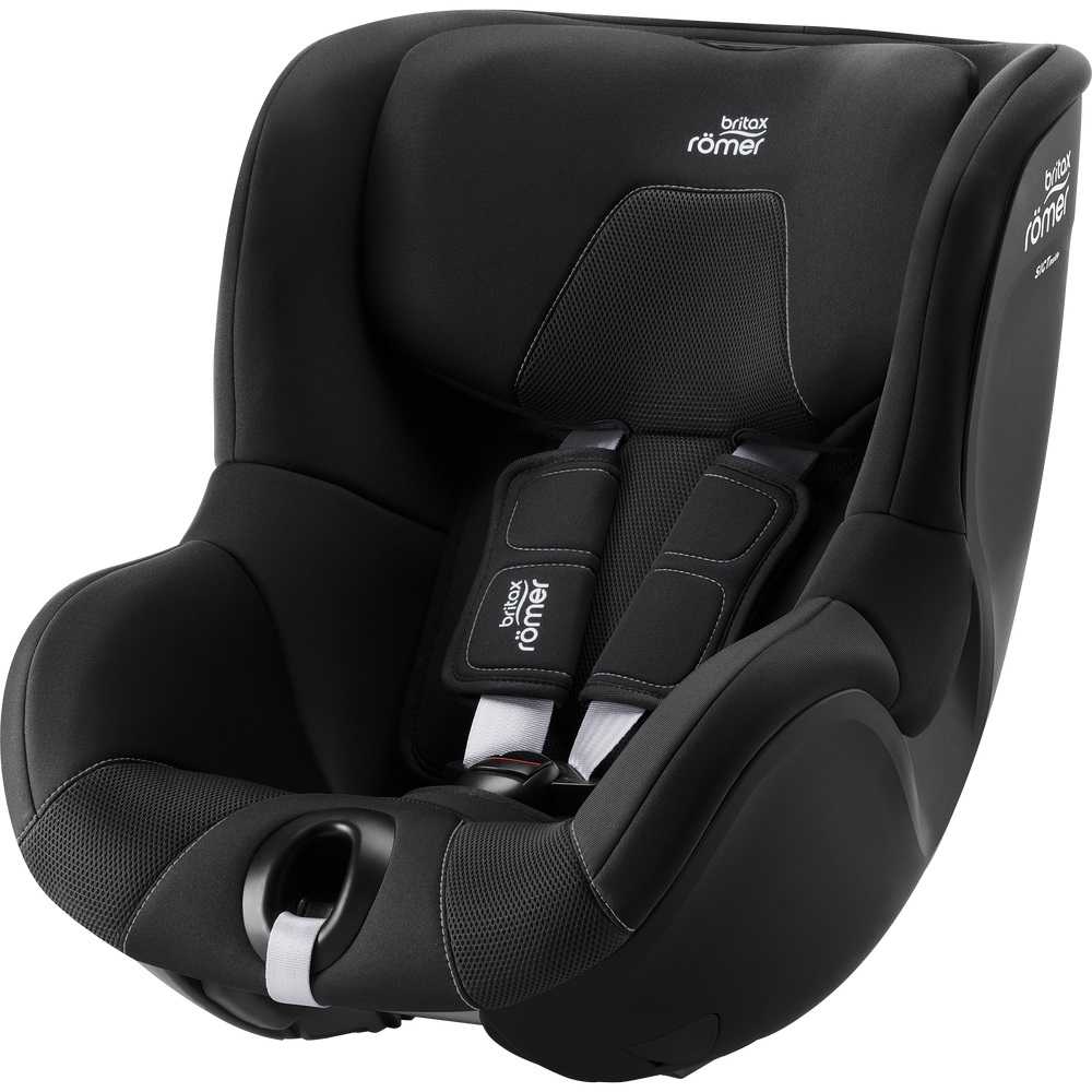 Britax Romer DUALFIX 3 i-SIZE - obrotowy fotelik samochodowy (3m - 4lat / 61 - 105cm) łączy się z bazami Flex Base 5Z i Flex Base iSENSE • Galaxy Black
