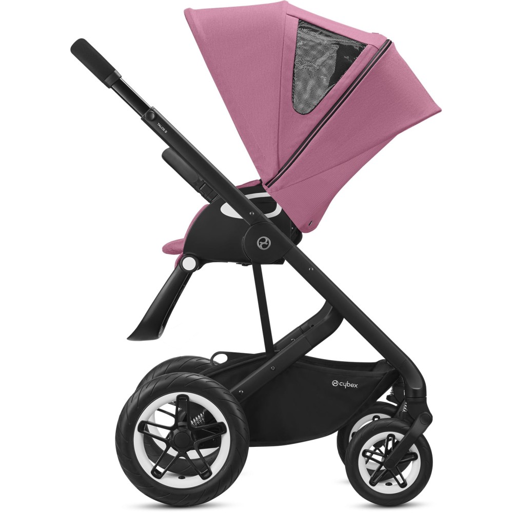 Cybex Talos S Lux BLK - wózek wielofunkcyjny 2w1 • Magnolia Pink