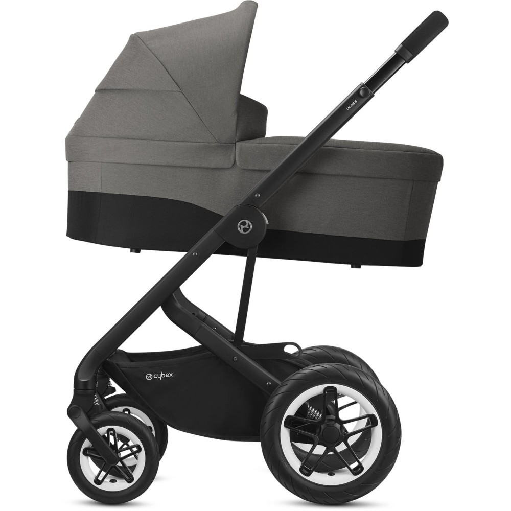 Cybex Talos S Lux BLK - wózek wielofunkcyjny 2w1 • Soho Grey