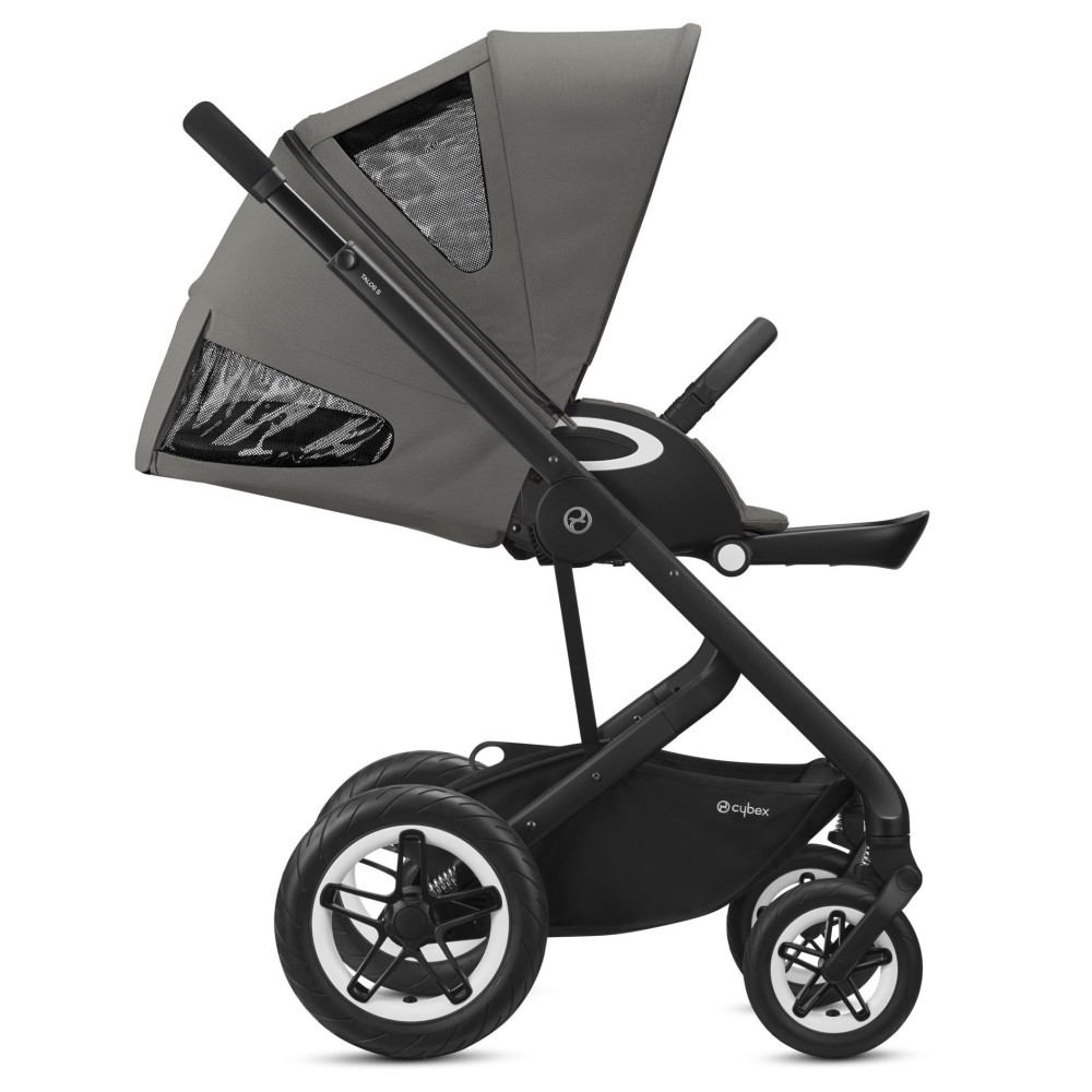 Cybex Talos S Lux BLK - wózek wielofunkcyjny 2w1 • Soho Grey