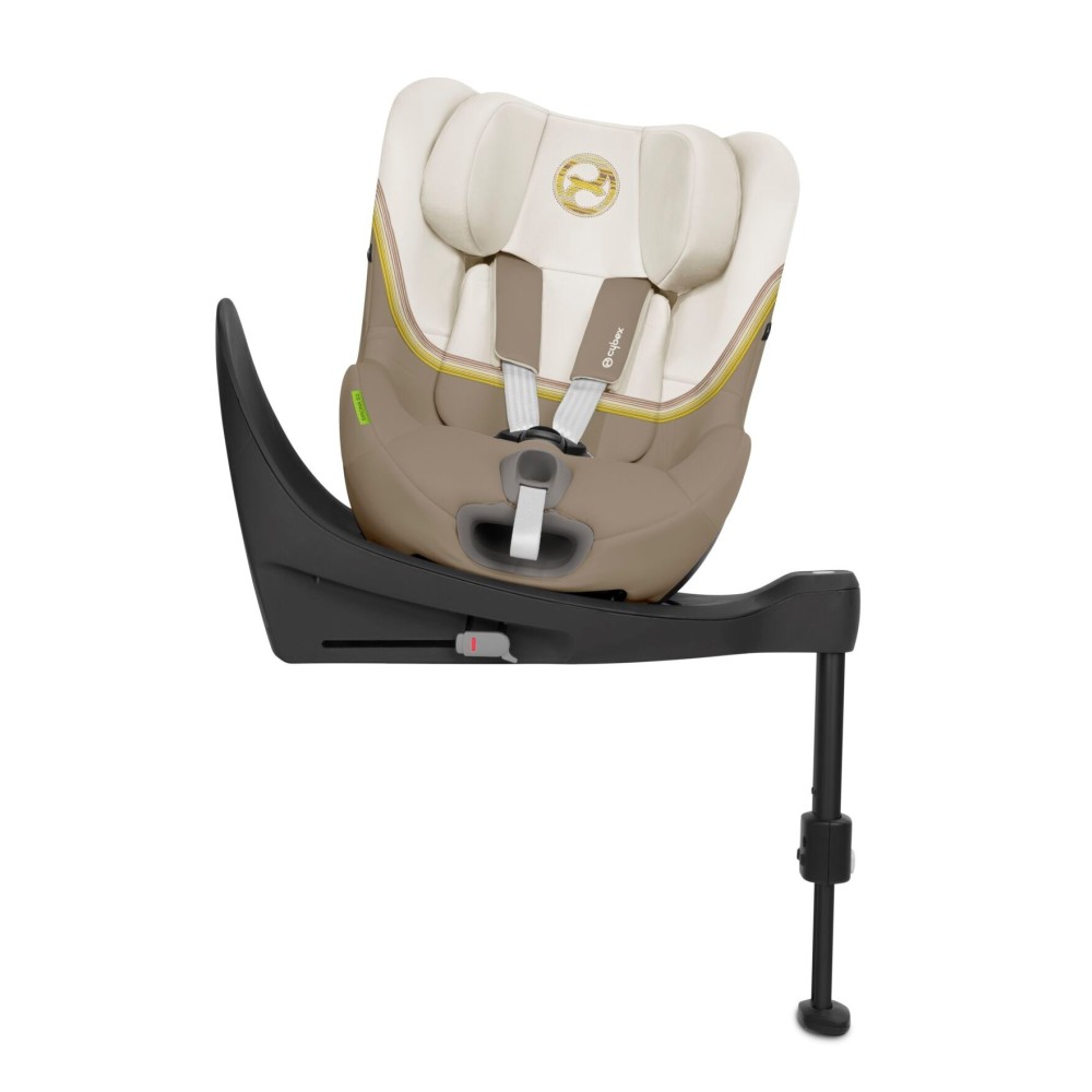 Cybex Sirona S2 i-Size - obrotowy fotelik samochodowy (3mc - 4lat / 61 - 105cm) • Seashell Beige