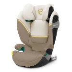 Cybex Solution S2 i-Fix - fotelik samochodowy przodem do kierunku jazdy (3 - 12lat / 100 - 150 cm) • Seashell beige