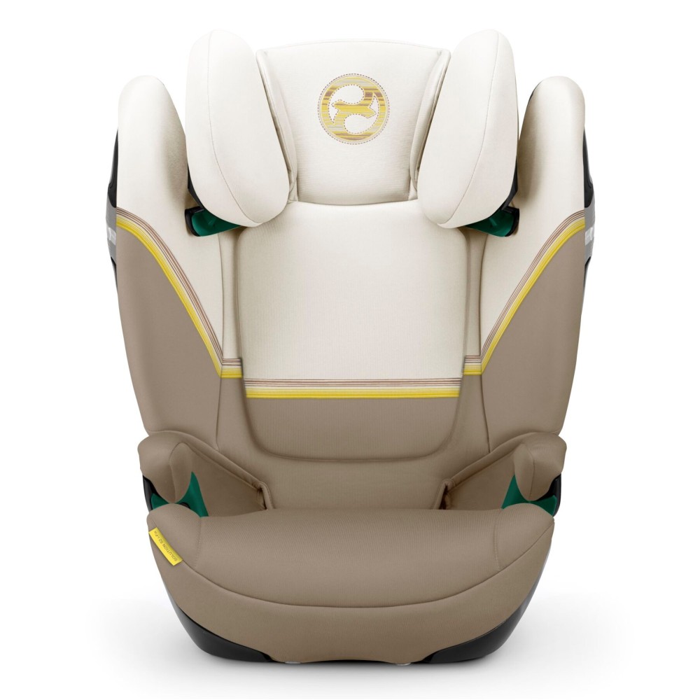 Cybex Solution S2 i-Fix - fotelik samochodowy przodem do kierunku jazdy (3 - 12lat / 100 - 150 cm) • Seashell beige
