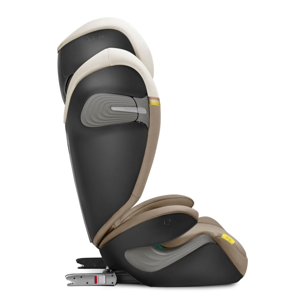 Cybex Solution S2 i-Fix - fotelik samochodowy przodem do kierunku jazdy (3 - 12lat / 100 - 150 cm) • Seashell beige