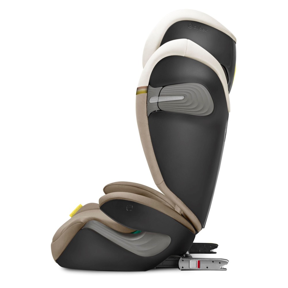 Cybex Solution S2 i-Fix - fotelik samochodowy przodem do kierunku jazdy (3 - 12lat / 100 - 150 cm) • Seashell beige