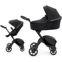 Stokke Xplory X - wózek wielofunkcyjny 2w1 • Rich Black