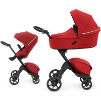 Stokke Xplory X - wózek wielofunkcyjny 2w1 • Ruby Red