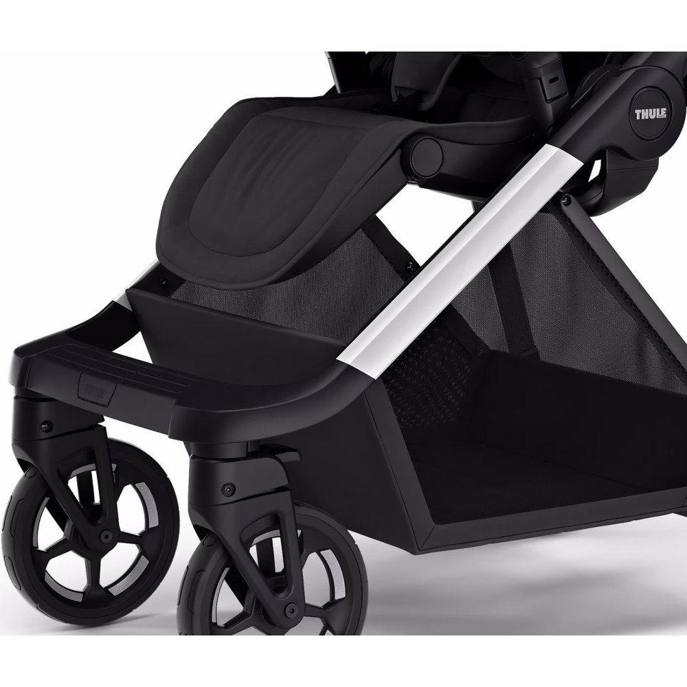 Thule Shine - wózek spacerowy / kompaktowa spacerówka • Grey Melange on Aluminum 