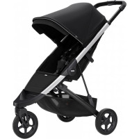 Thule Spring - wózek spacerowy / trójkołowa spacerówka • Midnight Black Aluminum 