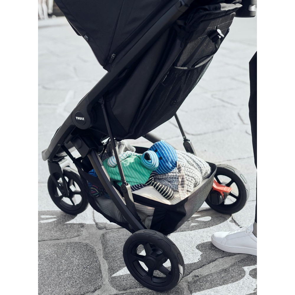 Thule Spring - wózek spacerowy / trójkołowa spacerówka • Midnight Black Black 