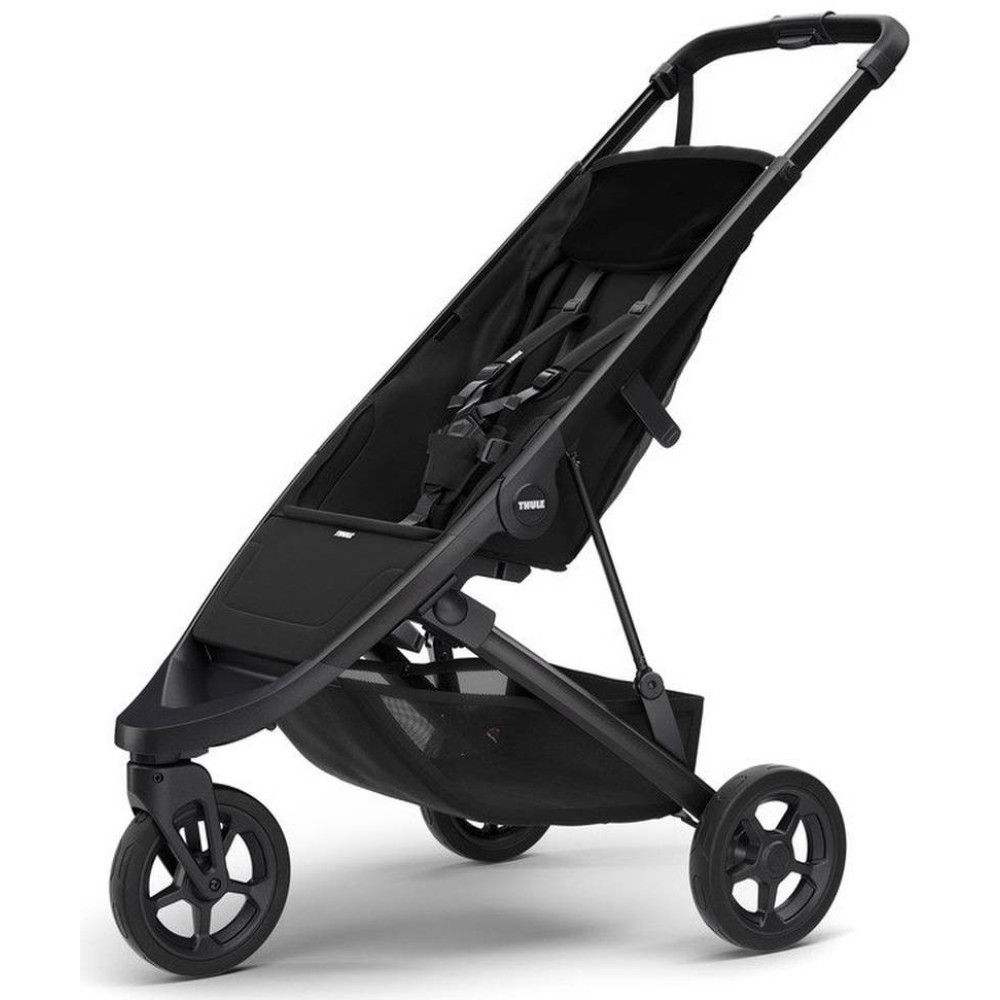 Thule Spring Majolica Blue Black прогулянкова коляска