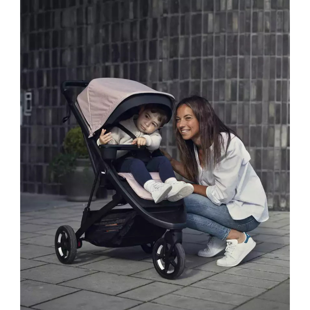 Thule Spring Misty Rose Melange Black прогулянкова коляска