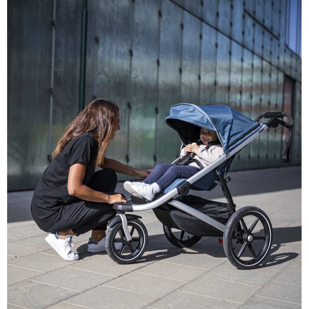 Thule Urban Glide 2 - wózek do biegania • Majolica Blue Aluminum 