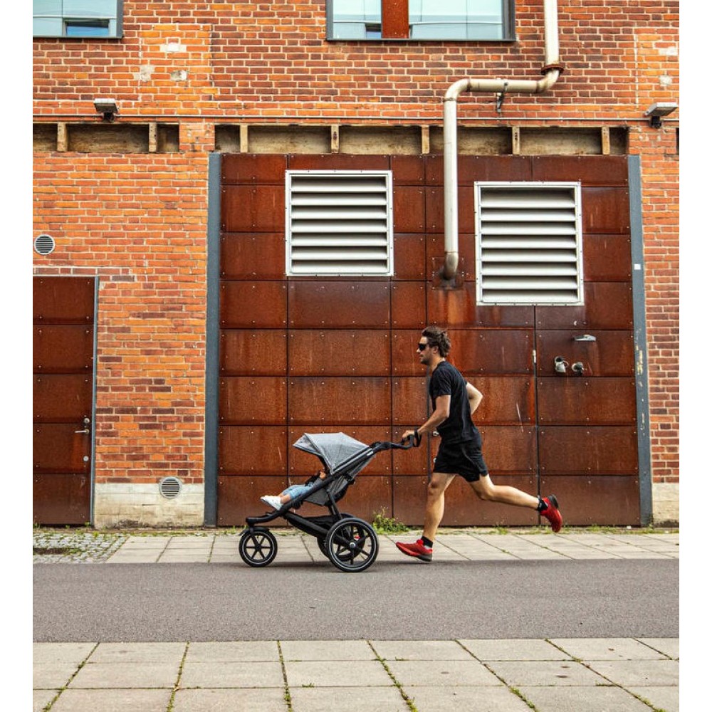 Thule Urban Glide 2 - wózek do biegania • Grey Melange Black 