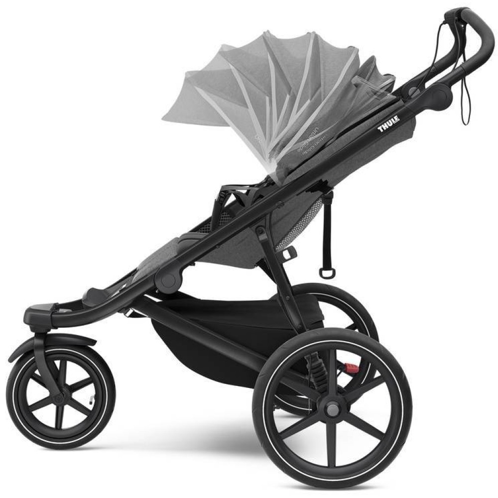 Thule Urban Glide 2 - wózek do biegania • Grey Melange Black 