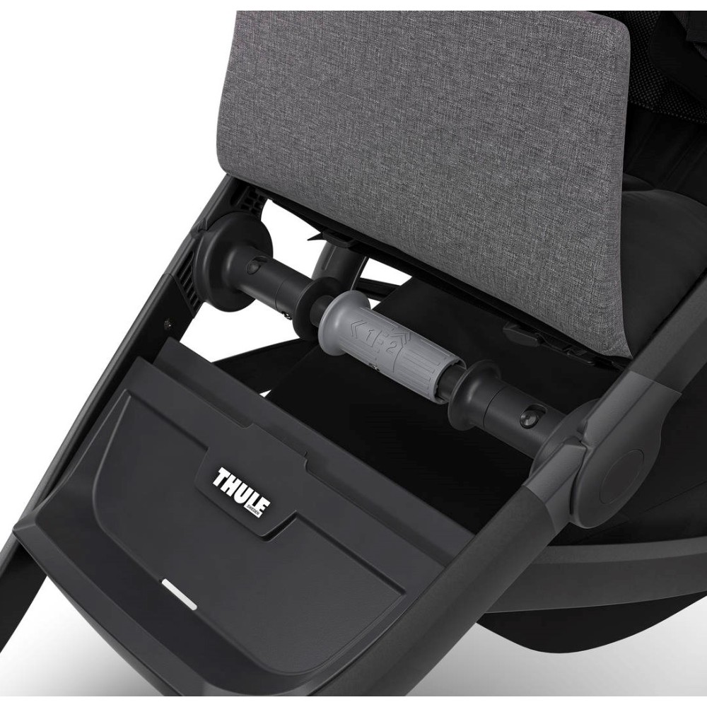 Thule Urban Glide 2 - wózek do biegania • Grey Melange Black 