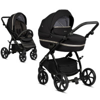 Tutis Uno 3+ Special Black - wózek wielofunkcyjny 2w1 •  Silver 198
