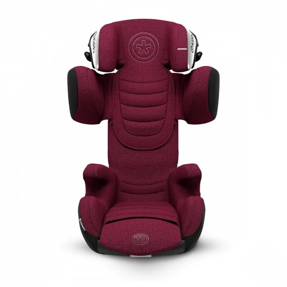 Kiddy Guardianfix 3 - fotelik samochodowy przodem do kierunku jazdy (9mc - 12lat / 80 - 145cm) • Beet Red Melange 