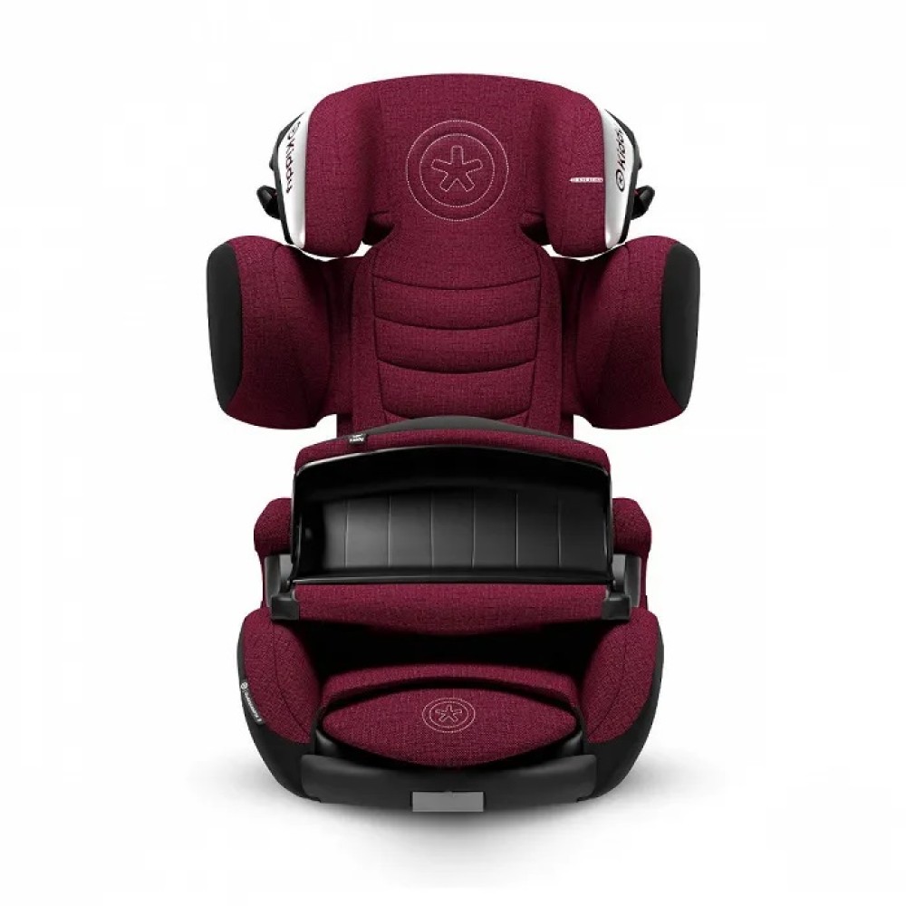 Kiddy Guardianfix 3 - fotelik samochodowy przodem do kierunku jazdy (9mc - 12lat / 80 - 145cm) • Beet Red Melange 