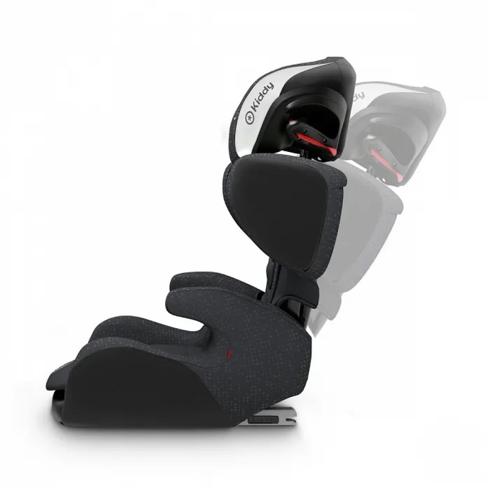 Kiddy Cruiserfix 3 - fotelik samochodowy  przodem do kierunku jazdy (3 - 12lat / 100 - 145cm) • Midnight Black