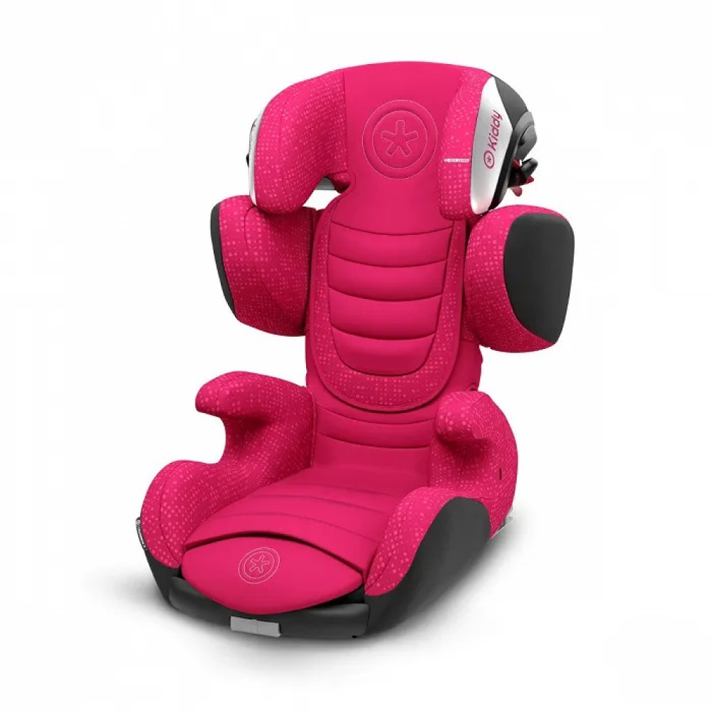 Kiddy Cruiserfix 3 - fotelik samochodowy przodem do kierunku jazdy (3 - 12lat / 100 - 145cm) • Rubin Pink