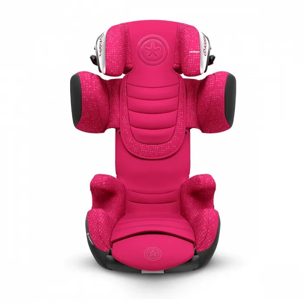 Kiddy Cruiserfix 3 - fotelik samochodowy przodem do kierunku jazdy (3 - 12lat / 100 - 145cm) • Rubin Pink