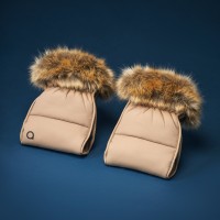 Anex - mufka do wózka, rękawice Brown • Brązowy