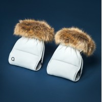 Anex - mufka do wózka, rękawice Light Gray • Jasnoszary