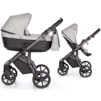 Roan Bloom - wózek wielofunkcyjny 2w1 • Silver Chevron