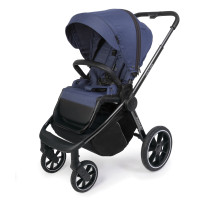 Muuvo Quick 3.0 Black Chrome - wózek spacerowy / spacerówka na każdy teren • Azure Blue