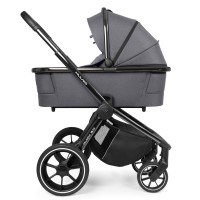 Muuvo Quick 3.0 - Gondola XL Chrome - wózek wielofunkcyjny 2w1 • Iron Graphite