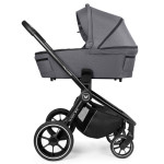 Muuvo Quick 3.0 Люлька Standard Iron graphite дитяча коляска 2в1