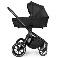 Muuvo Quick 3.0 Люлька Standard Jet black дитяча коляска 2в1
