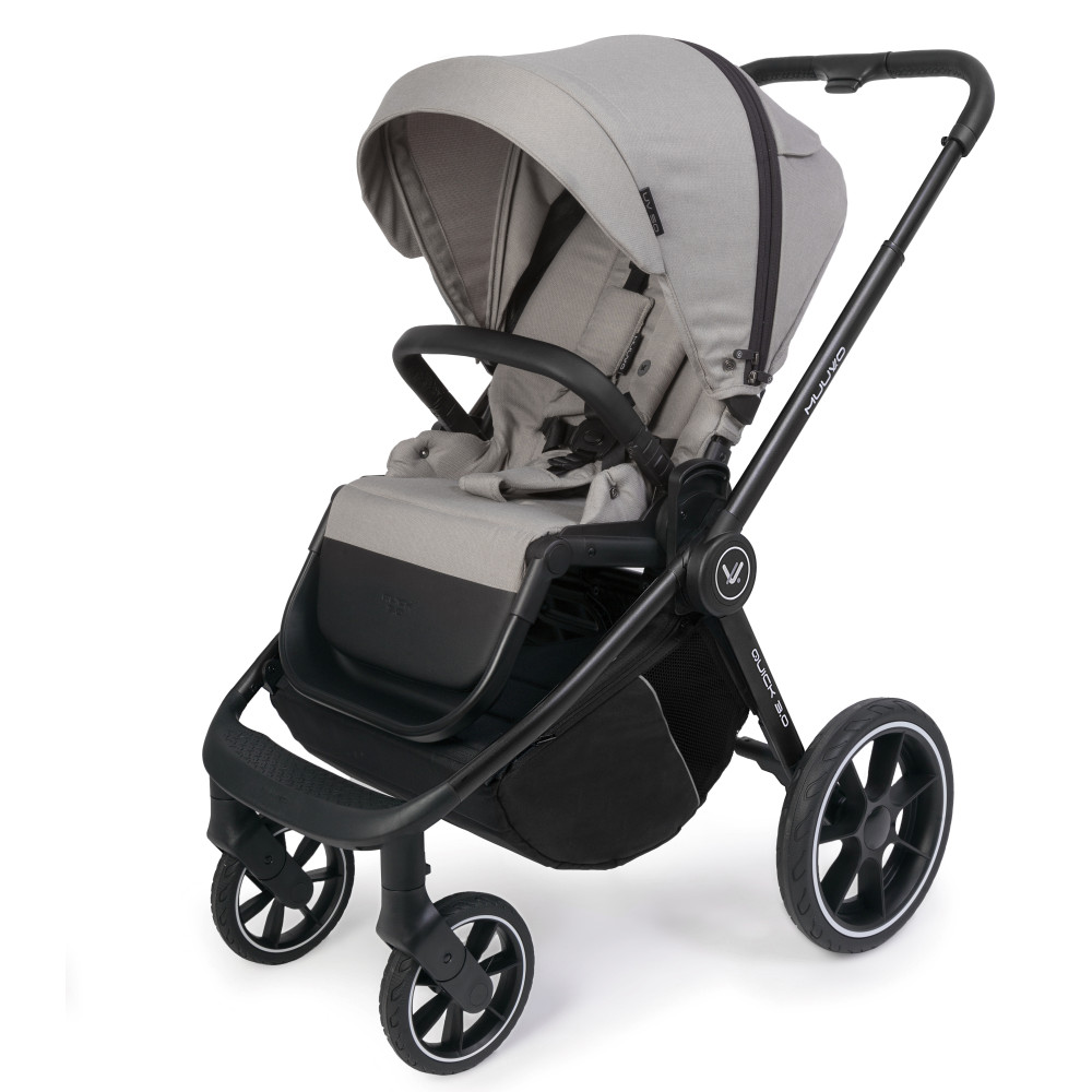 Muuvo Quick 3.0 Люлька Standard Steel grey дитяча коляска 2в1