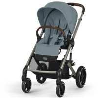 Cybex Balios S Lux - прогулянкова коляска для бездоріжжя, всесезонний візок • Stormy Blue