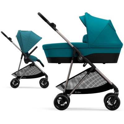 Cybex Melio - lekki wózek 2w1 • River Blue 