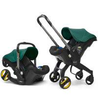Doona+ - mobilny fotelik samochodowy, nosidełko (0-13kg) • Racing Green