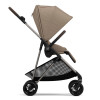 Cybex Melio - легка прогулянкова коляска, міський візок з реверсивним блоком • Seashell Beige