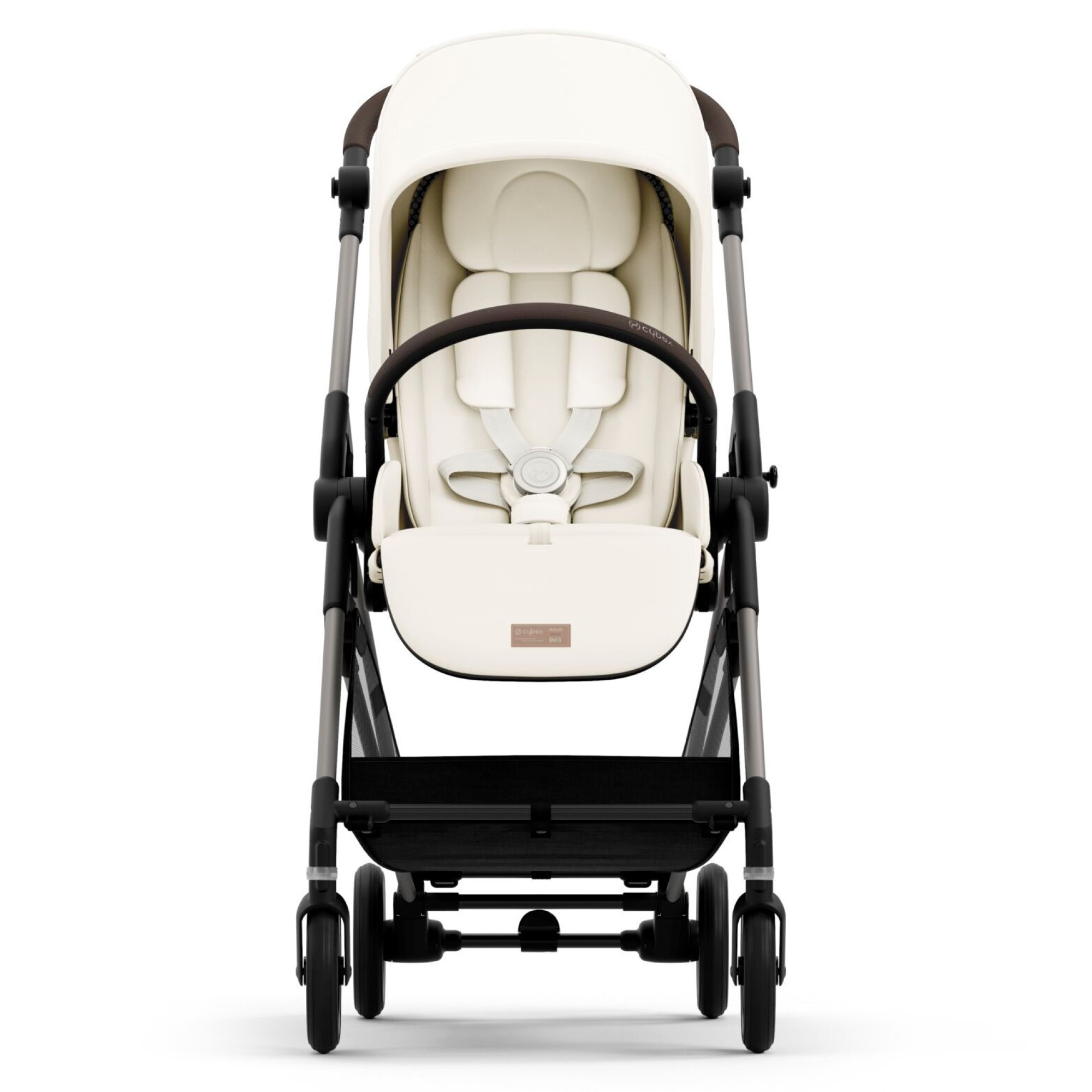 Cybex Melio Cotton White прогулянковий візок з реверсивним блоком