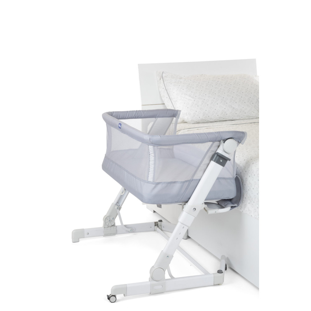 Chicco Next2Me Pop Up Grey Mist дитяче ліжечко
